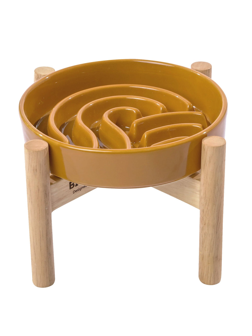 Wave Slow Feeder Dog Bowls – Pink / Beige / Orange