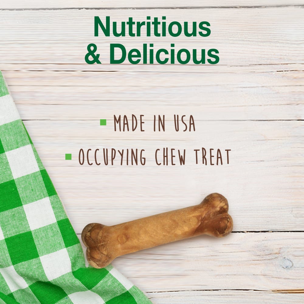 Nylabone Healthy Edibles All-Natural Long Lasting Roast Beef Dog Chew Treats (2pk) (1.5oz)