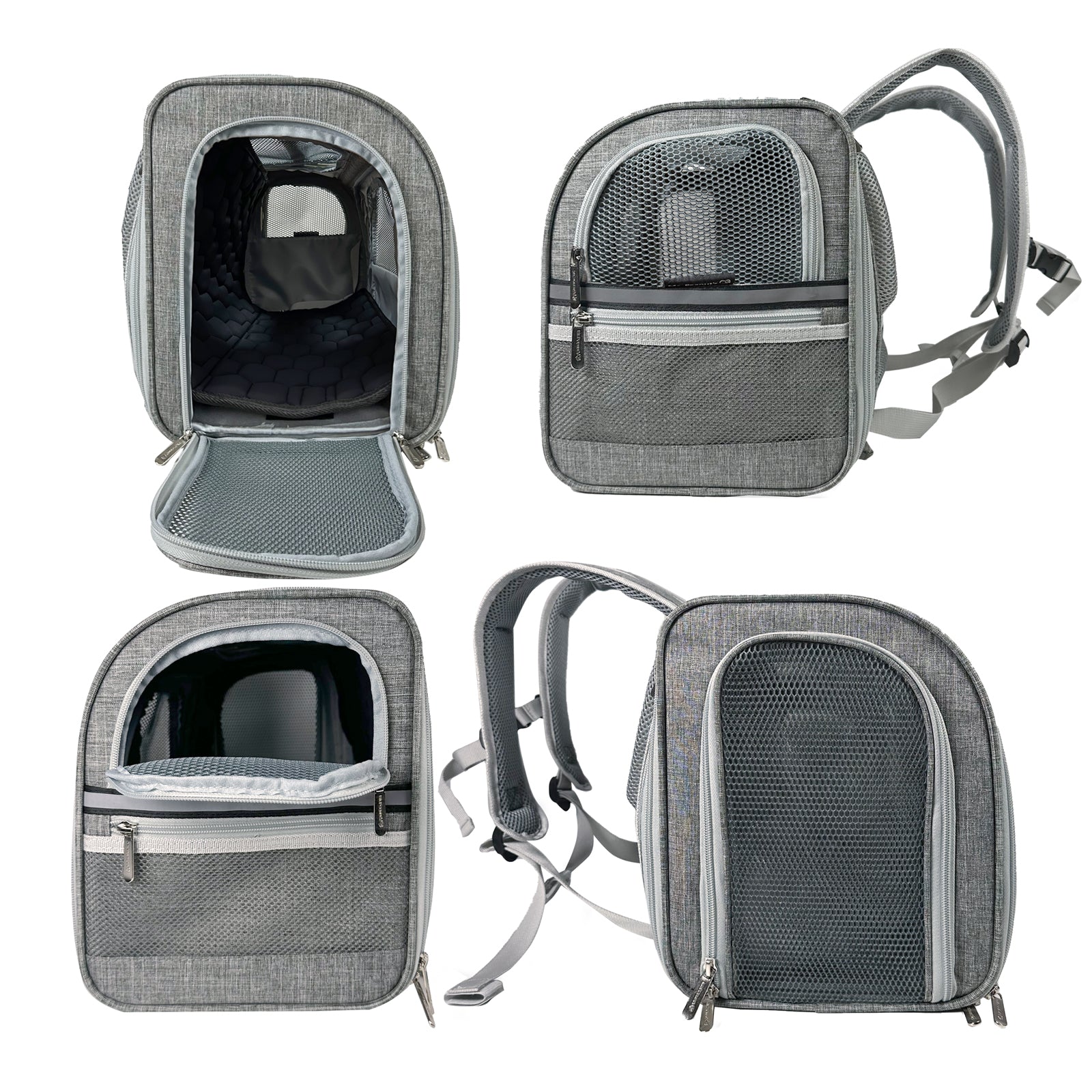 Mr. Peanut's Monterey Series Airline Compliant Horizontal Backpack Pet Carrier