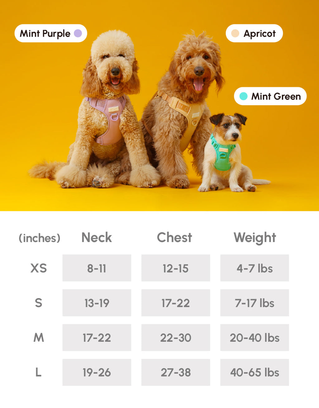NO PULL ACTIVE  PET HARNESS - APRICOT