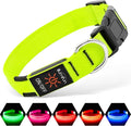 LED Dog Collar Rechargeable Light-Up Safety Collar for Night Walking (colors)