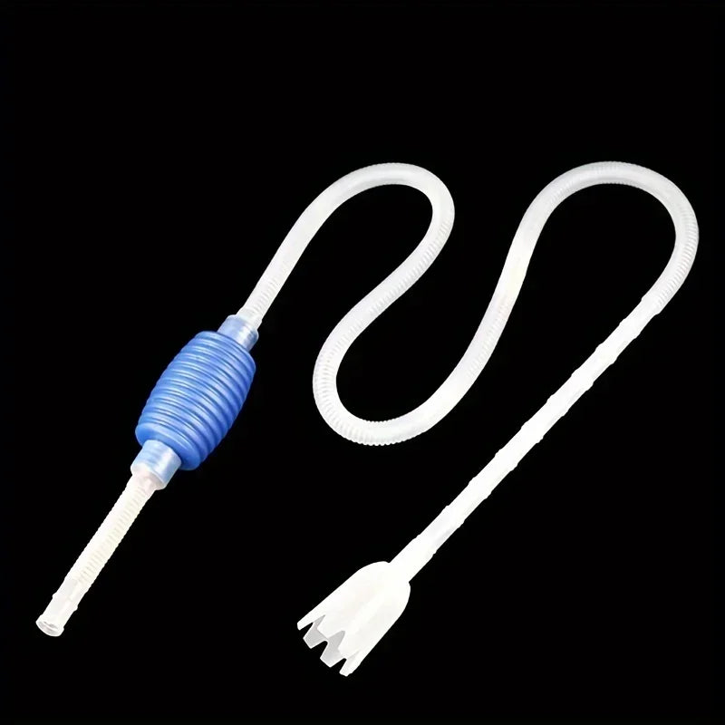 Aquarium Gravel Vacuum Siphon Pump 140cm (55 in / 4.6 ft) Auto Water Changer Kit for Fish Tanks
