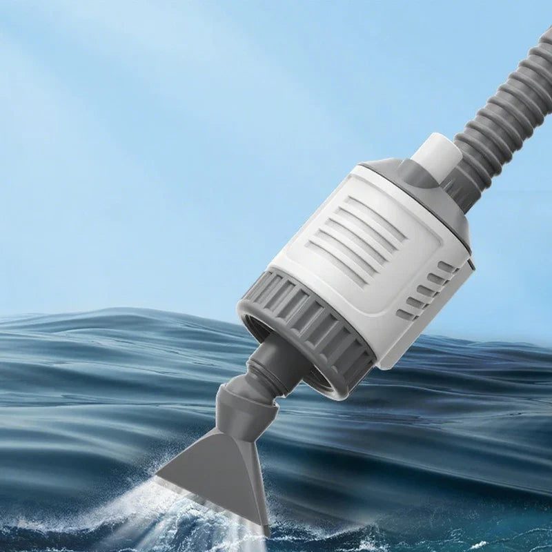 Aquarium Water Change Pump 30W Electric Fish Tank Gravel Cleaner Siphon Filter 220–240V