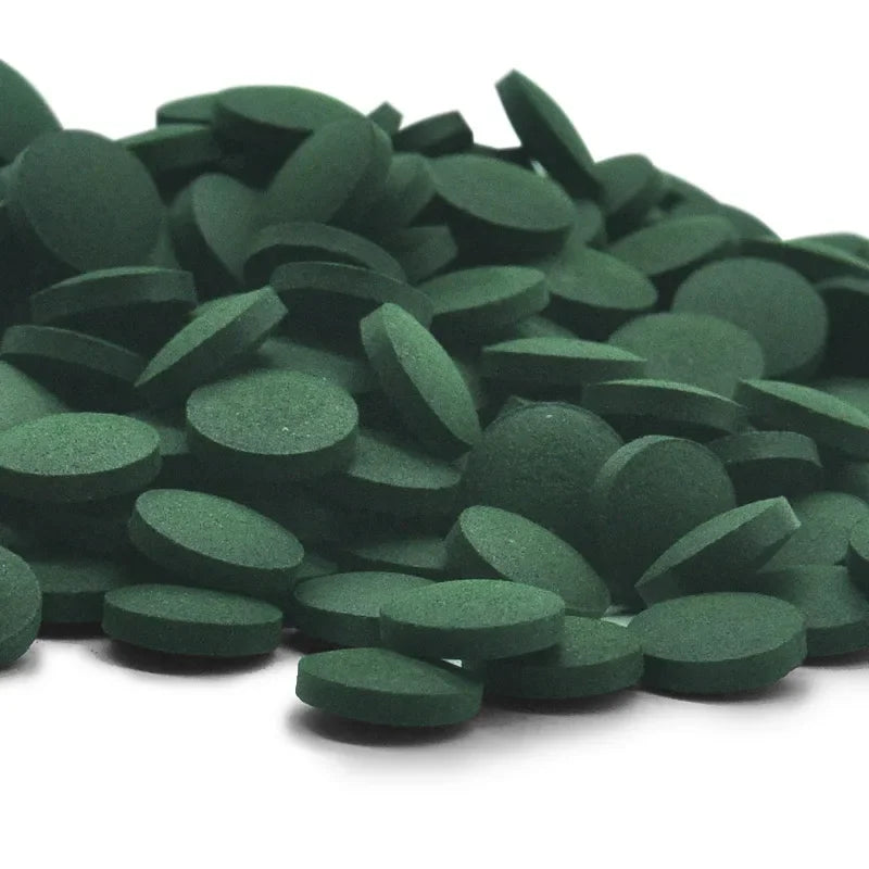 100-Pack Spirulina Tablets Fish & Shrimp Food – Nutrient-Rich Algae Pellets for Aquarium Fish, Crystal Red Shrimp