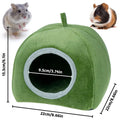 Plush Small Animal Cave Bed - Winter Warm Nest for Hamsters, Guinea Pigs, Rats & Hedgehogs