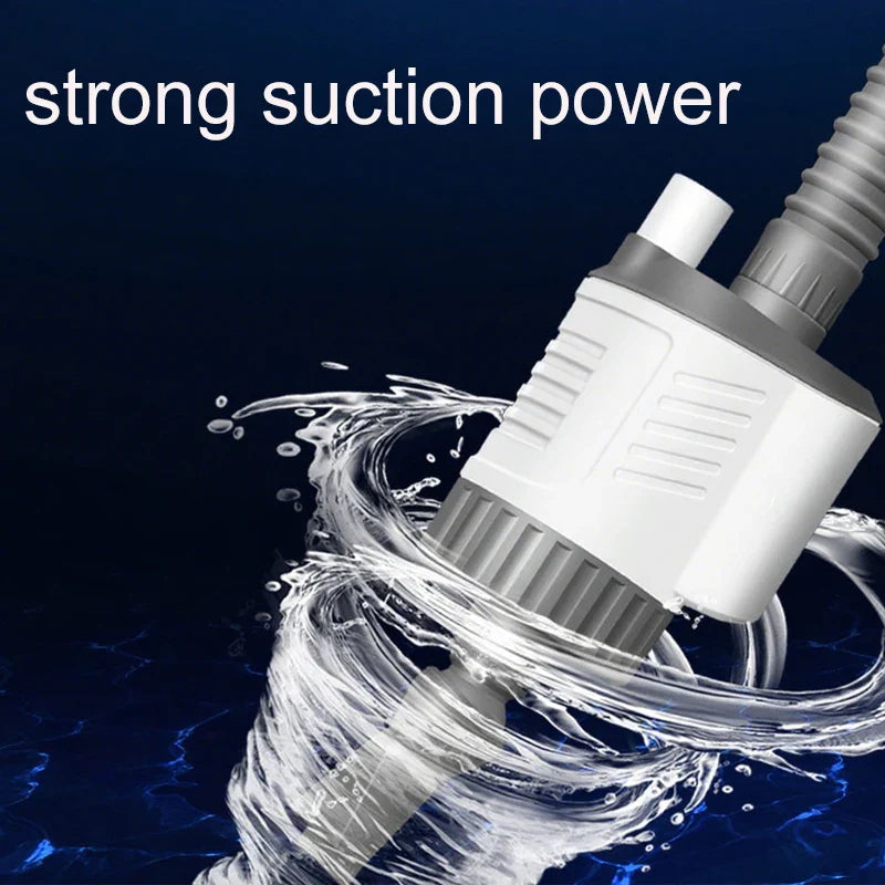Aquarium Water Change Pump 30W Electric Fish Tank Gravel Cleaner Siphon Filter 220–240V