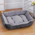 Large Plush Pet House Bed — Deep Sleeping Calming Dog & Cat Cushion for Puppies and Small Breeds (Chihuahua)