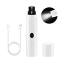Electric Pet Nail Grinder – USB LED Dog & Cat Clipper