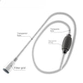 Aquarium Siphon Gravel Vacuum – Fish Tank Water Changer & Semi-Automatic Pump