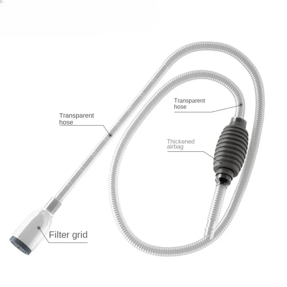 Aquarium Siphon Gravel Vacuum – Fish Tank Water Changer & Semi-Automatic Pump