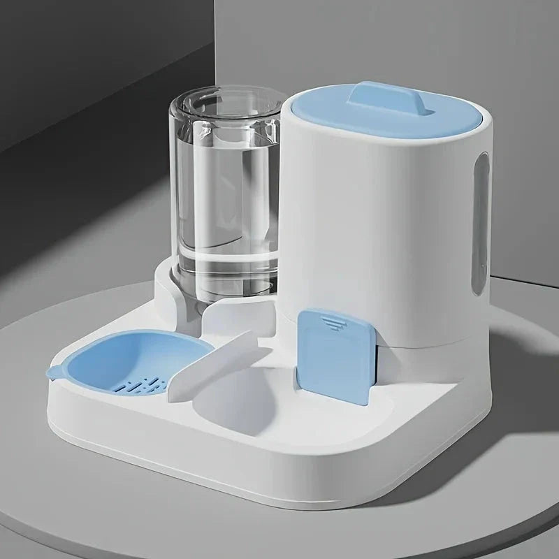 1-Pack Automatic Cat Water Dispenser & Feeder – Large Capacity Spill-Proof