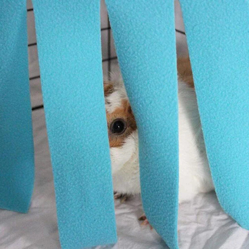 Tassel Pet Tent Hideout Hanging Bed for Small Pets — Guinea Pig Hamster Hedgehog Corner Hammock Nest