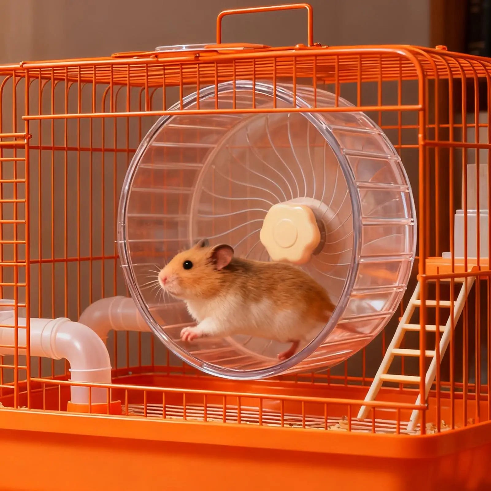Quiet Double-Bearing Hamster Exercise Wheel 5.5 in (14 cm), Running Wheel for Hamsters Mice Gerbils