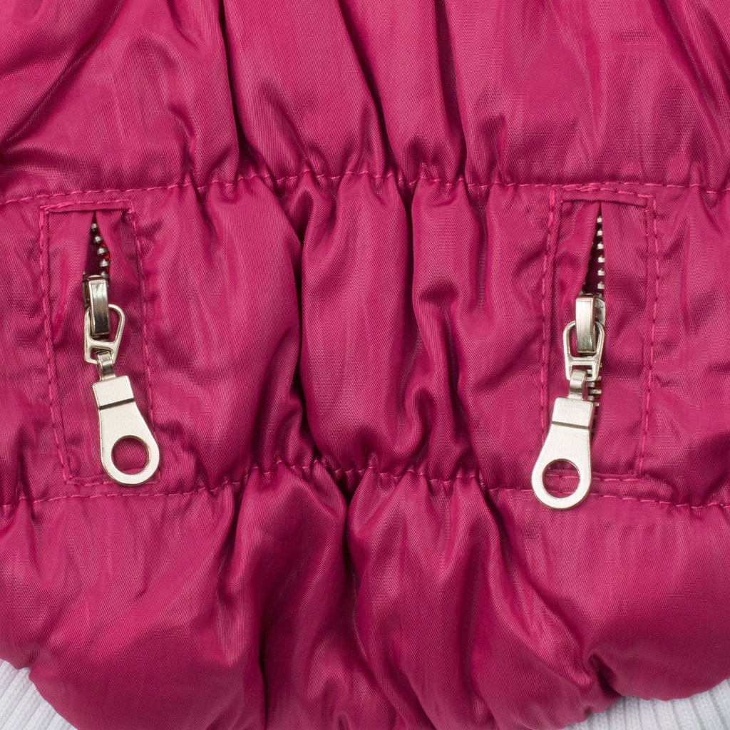 Pet Life ® Classic Metallic Fashion 3M Insulated Dog Coat Parka  w/ Removable Hood